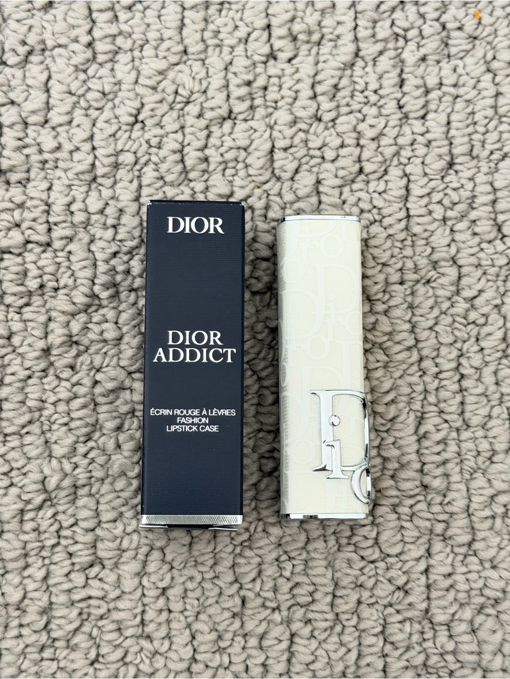Authentic Dior Addict Cream Monogram Lipstick Case